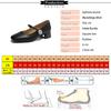 Fashion Aphixta Patent Leather 4cm High Heels Mary Janes Metal Buckle Autumn Women Shoes Elegant Pumps Solid Color tacones para mujer