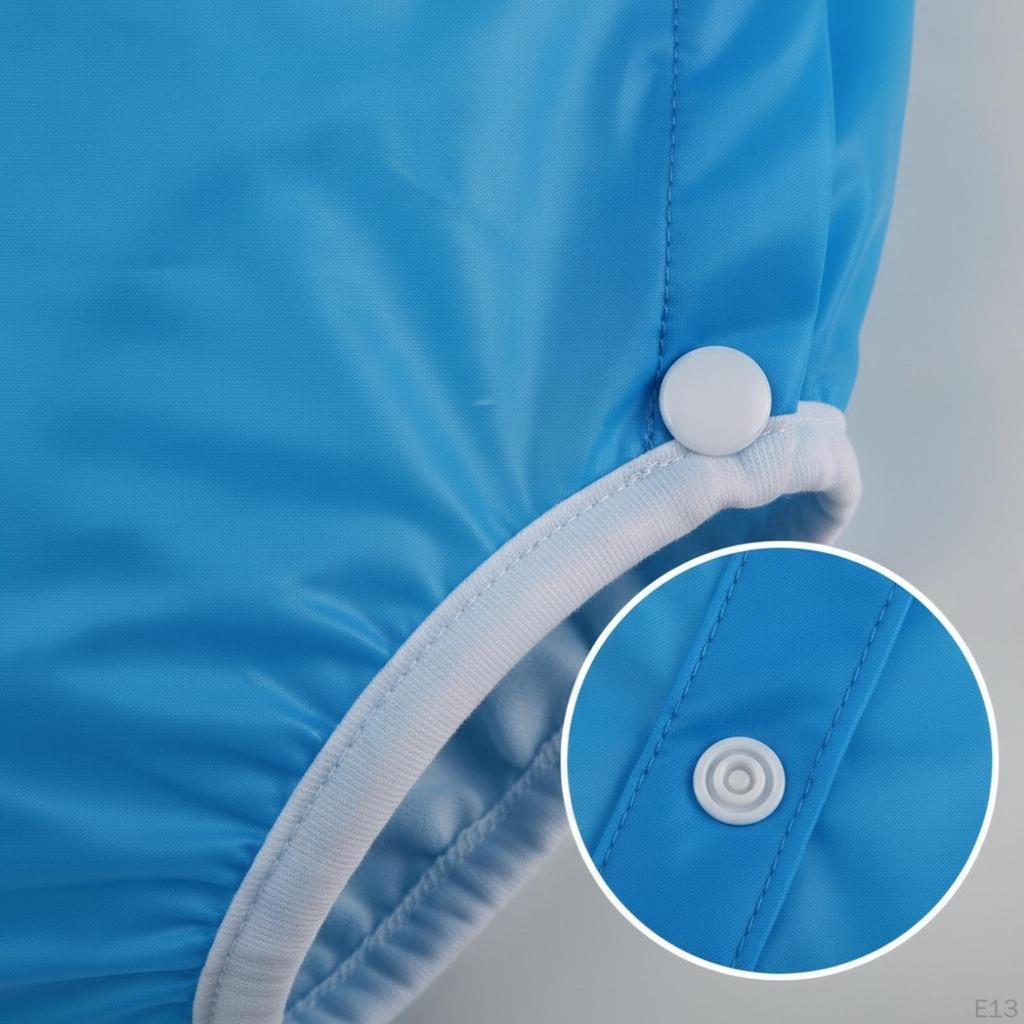 Adult Diaper Cover with Waterproof TPU Layer Washable Pants Fasteners Adjustable