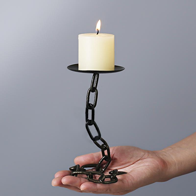 1Pc Butterfly Iron Chain Candlestick Chain Candle Holder Table Decorations Home Furnishing