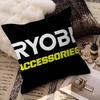 Ryobi Equipment Power Tools Brand Logo Area Rugs Cushion Cover Pillowcase Upholstery Sofa Throw Pillow Home Decor Pillowcas