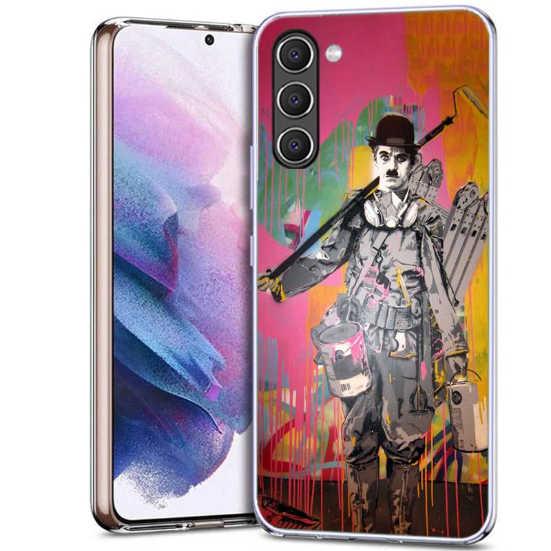 Banksy Graffiti Art Abstract Phone Case for Samsung A54 A14 A24 A34 A17 A37 A57 A55 A35 A25 A15 A13 A23 A33 A53 A07 A05S A04S A0