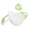 Baby Food Masher Bowl Set Non Slip Long Bowl Handle Fruit Vegetable Puree Mash Bowl with Grinding