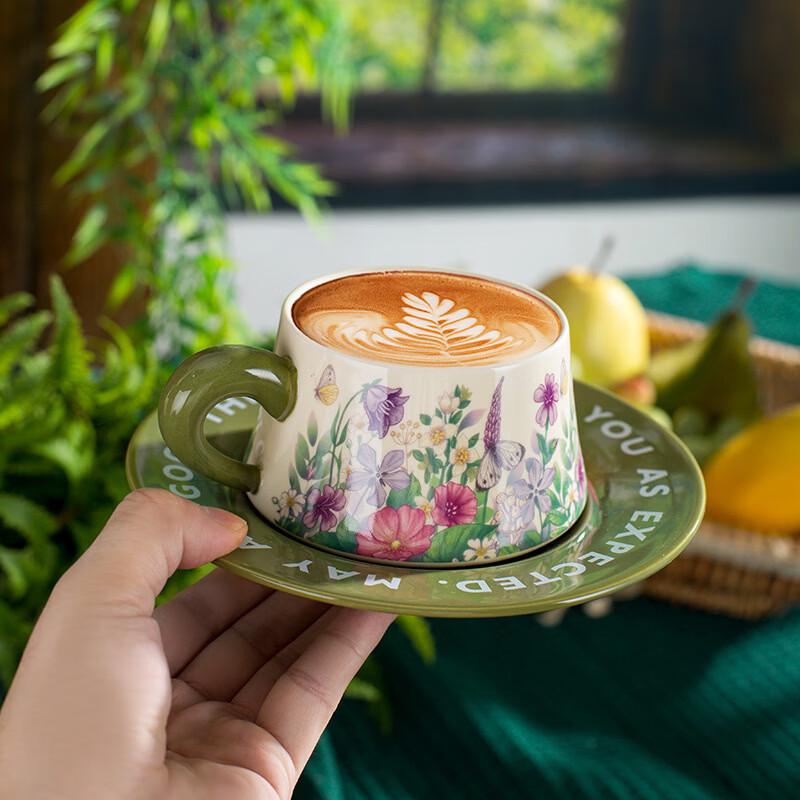 Garden Series Ceramic Coffee Set