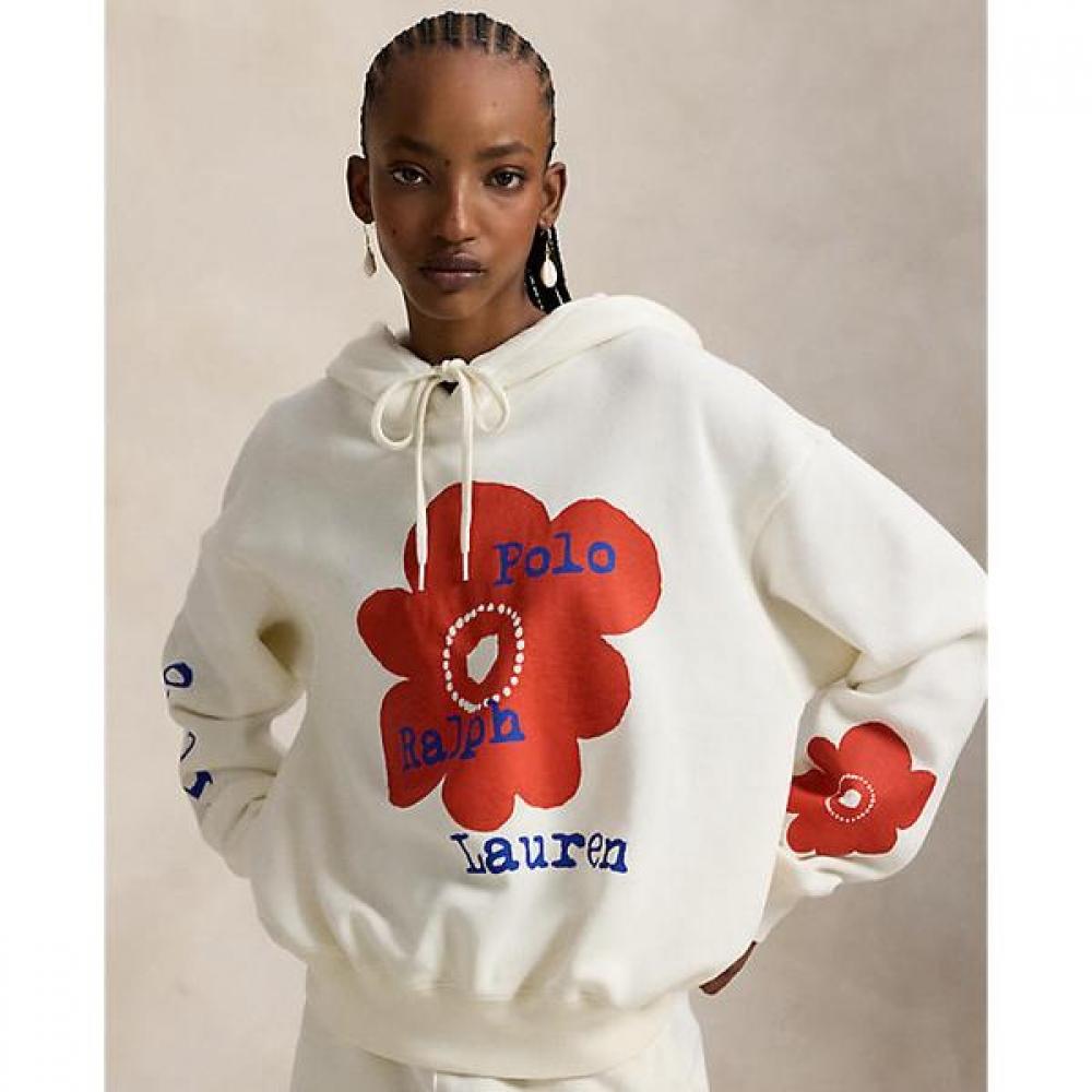 

Polo Ralph Lauren Women S Floral Logo Fleece Hoodie Wmpokninfb20995100 L