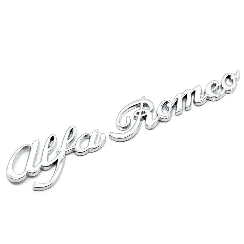 KYMI3 Car Exterior Styling 3D Sticker Auto Body Emblem Accessories For Alfa Romeo 146 147 155 156 159 Stelvio Giulia Giulietta Mito GT