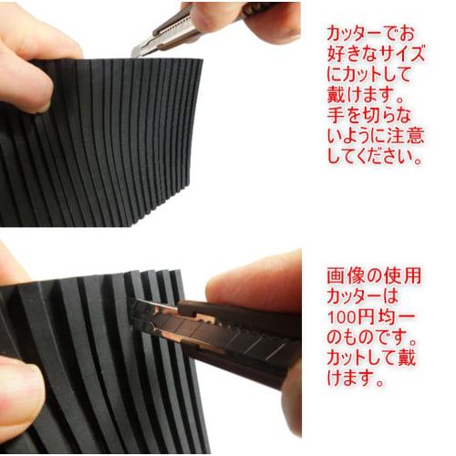 YNAK Piano Outdoor Unit and Home Appliance Underlay, Non-Slip Rubber Mat, Anti-Vibration and Soundproofing, Set of 2 (50cm x 15cm x 1cm)