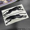 3D Leopard Motorcycle Car Styling Label Emblem Gas Fuel Tank Pad Decoration Decals Stickers For Kawasaki Harley BMW Suzuki