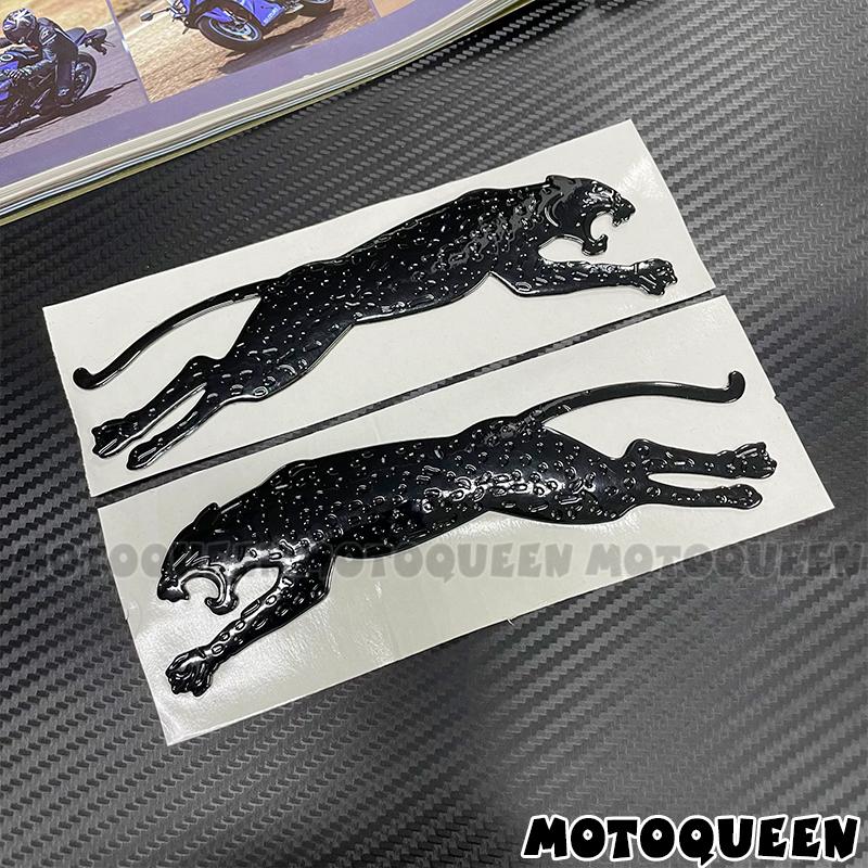 3D Leopard Motorcycle Car Styling Label Emblem Gas Fuel Tank Pad Decoration Decals Stickers For Kawasaki Harley BMW Suzuki