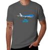 Klm Airlines Tshirt Lightweight Cooling Short Sleeve Tee