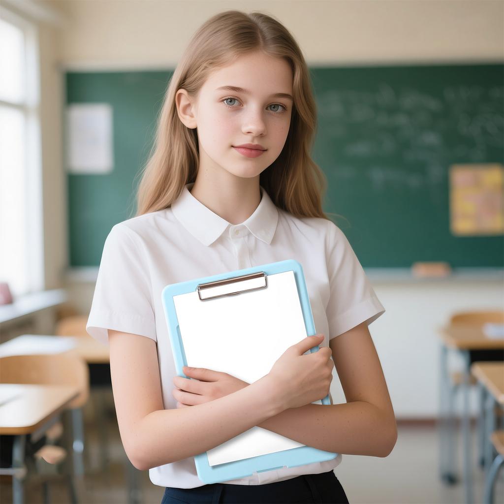 Plastic Multi-colored Clipboard For Work, Doctors And Teachers