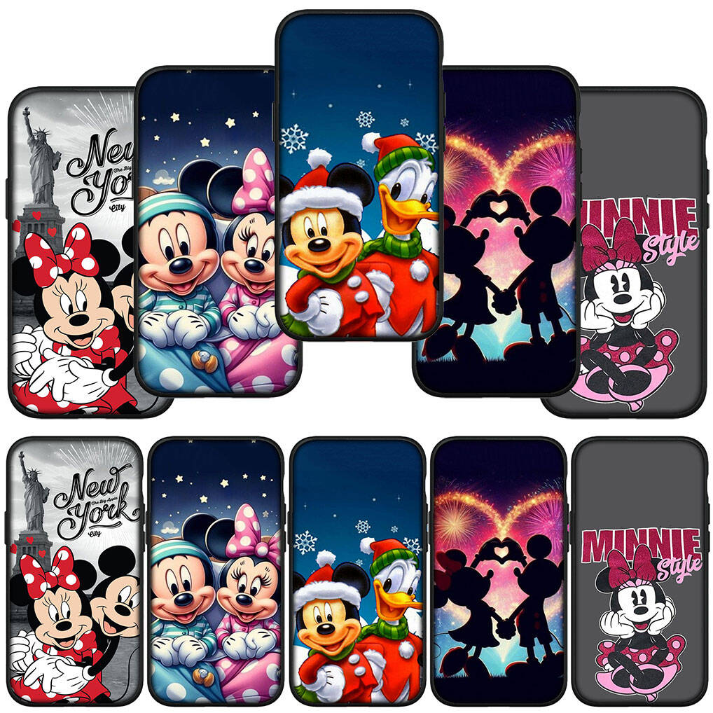 For iPhone 17 16 15 Xiaomi Poco F7 F8 X7 X6 C85 C75 C71 M8 Redmi Note 14 13 12 11 Pro Max 14C 13C 15C A4 Phone Case Poster Minnie Mickey Mouse Cover