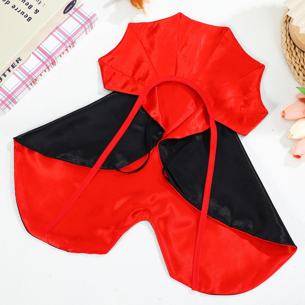 Halloween Costume for Dog Cloak Halloween Cat Costume Birthday Dress Pet Vampire Apparel Spooky Cape for Small Medium Dogs Cats