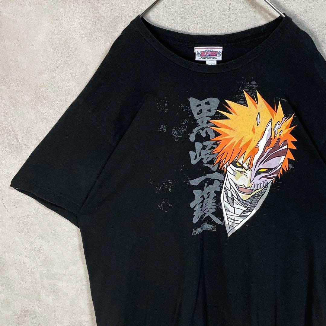 

[USED] Vintage 00s Bleach Ichigo Kurosaki Hollow Short Sleeve Shirt, Black, Anime/Manga, Part 2