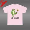 No Kings Shirt Men Women Portland Frog Protest TShirt High Quality Cotton Cartoons Fashion  Printed Tshirt Tops Allmatch