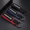 Suede Car Emblem Keychain Buckle Key Ring For Honda Civic Fit Jazz Accord Pilot CRV Odyssey Shuttle HRV Fk7 Fk2 Mugen Fk8 Type R EB1