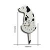 A84E-Dog Wall Clock Home Decor Clock Children's Bedroom Wall Decor Dog Wagging Tail Clock Gifts For Children Birthday