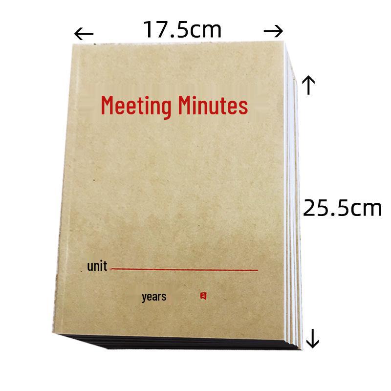 Extra Thick B5 Lesson Plan Book for Teachers with Kraft Paper Cover