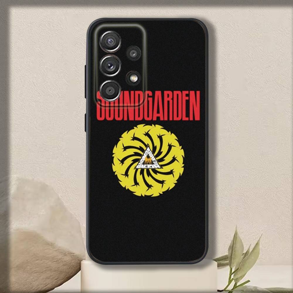 S-Soundgardens Band Phone Case For Samsung S 25,24,23,22,30,21,10,9,Ultra,Plus,Lite,FE,4,5 G Soft Black Case
