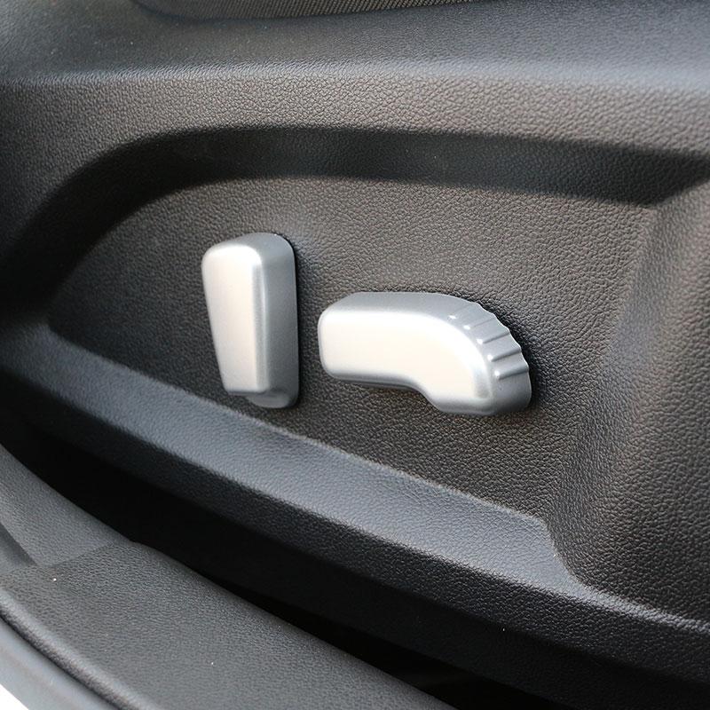 Color My Life Car Chrome Seat Switch Adjustment Knob Cover Trim Sticker for Renault Koleos 2017-2022 LHD Stickers