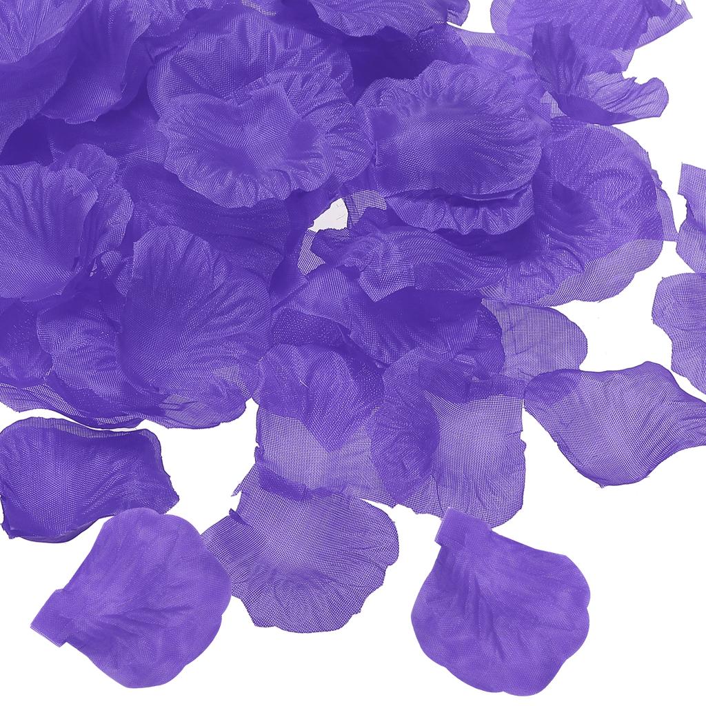 1000Pcs Artificial Rose Petals Fake Flowers Silk Petal Decoration Supplies for Romantic Night Wedding Party Event Decor