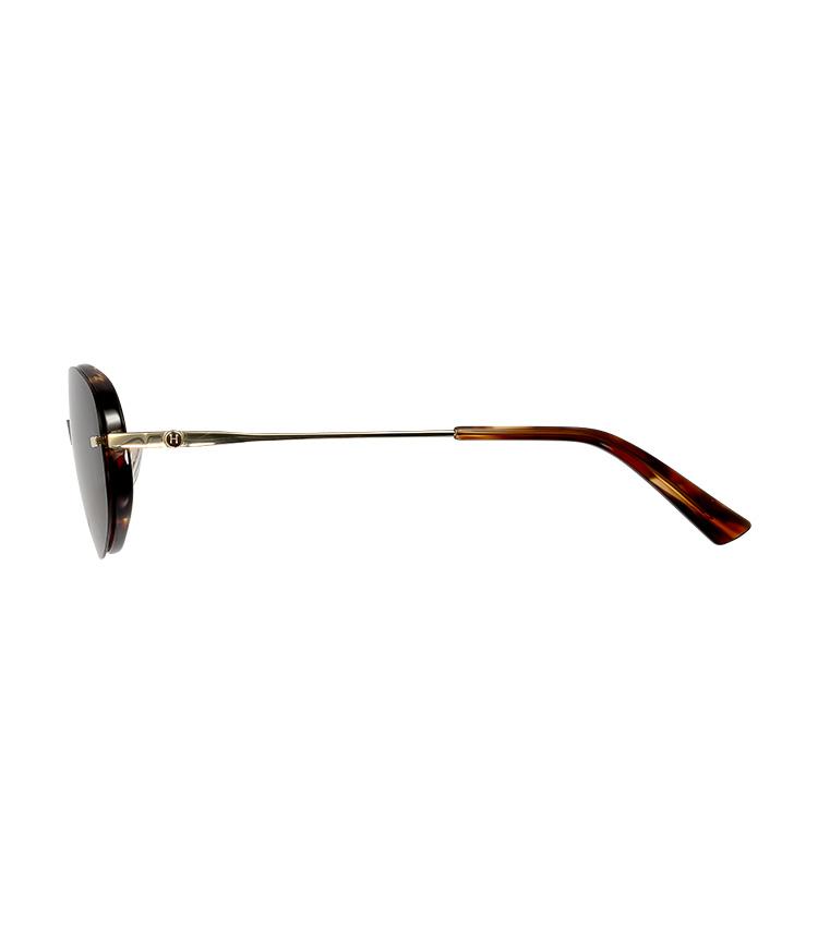 Heonteoaiweeo [Woman] Round Combination Clip-On Sunglasses - Havana Htb27