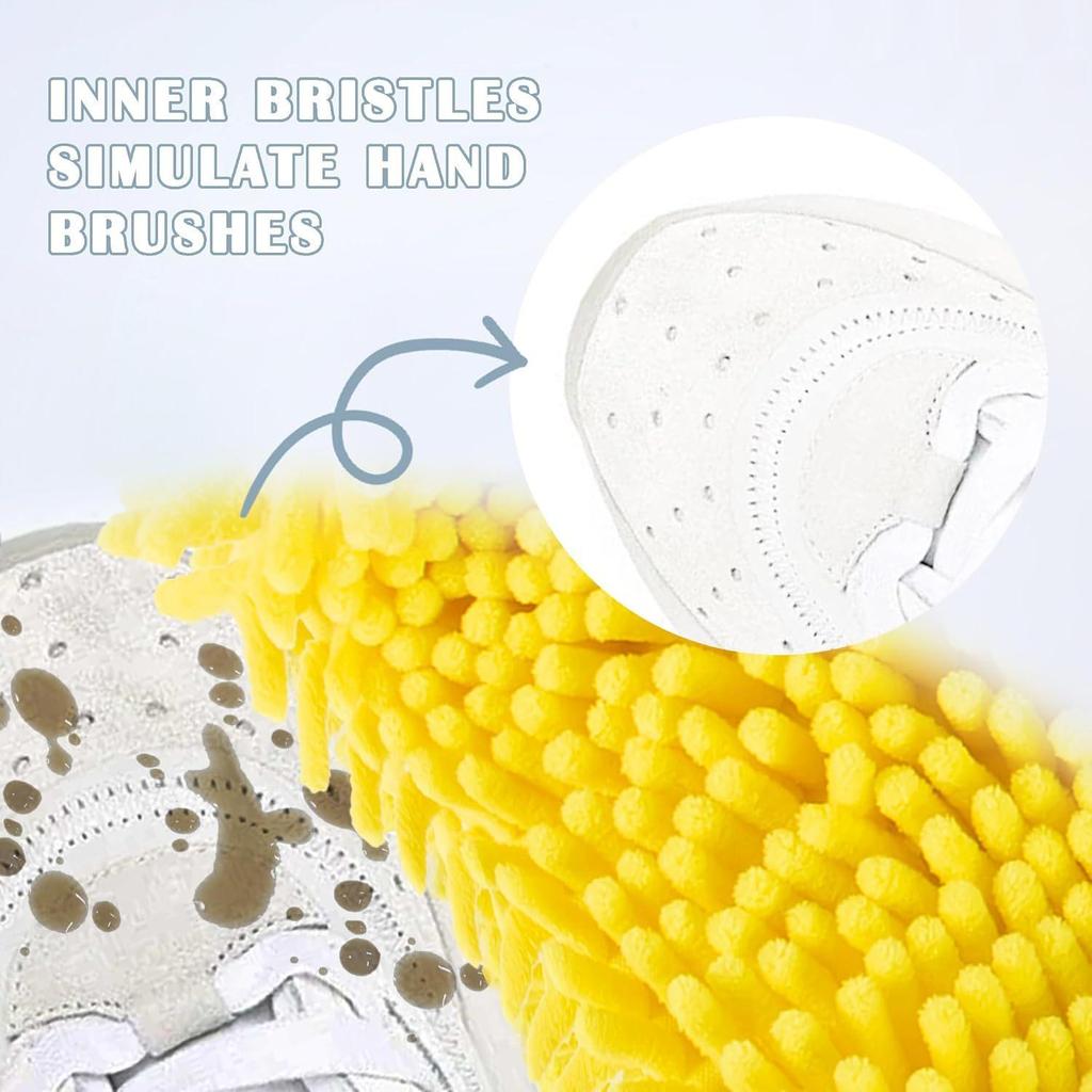 Shoe Washing Bag Washing Machine Laundry Bags Microfiber Closure Shoes Cleaning Bag Shoes Laundry Net Fluffy Fibers Sneaker