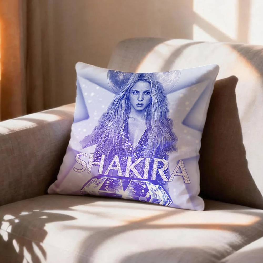 V-Vintage S-Shakira Pillow Case Pattern Printed Pillowcase For Living Room Sofa Cushion Cover