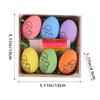 Latest Creative Easter Handmade Painted Easter Egg Set Diy Animation Bunny Egg Children'S Handmade Present Hand-Painted Easter Eggs