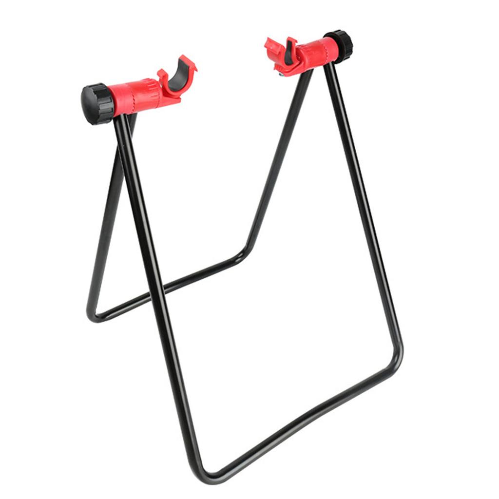 Folding Parking Rack U Shaped Aluminum Alloy PVC Strong Bearing Capacity Floor Vertical Bracket