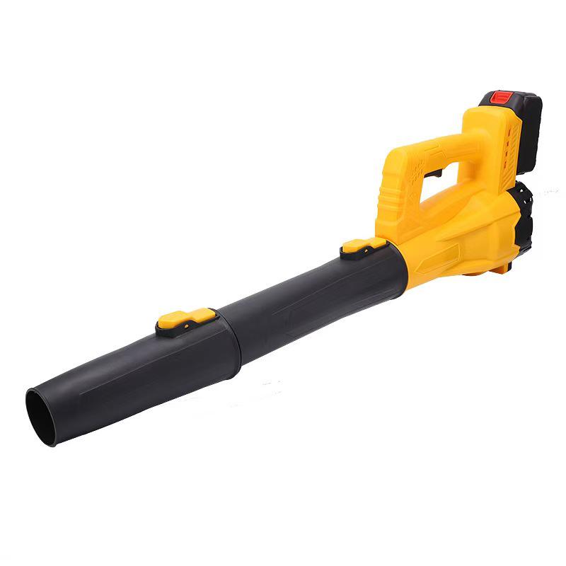 Portable Adjustable Speed Brushless Leaf Blower with High-Power Storm Mode and Rechargeable Lithium Battery.