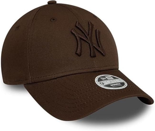 New Era 9forty Deep Popular Free Women's Cap, Fit, Hat, 940, Yankees/Dodgers, Unisex, MLB, Women's (JP, Alphabet, Size, Brown) [Used]