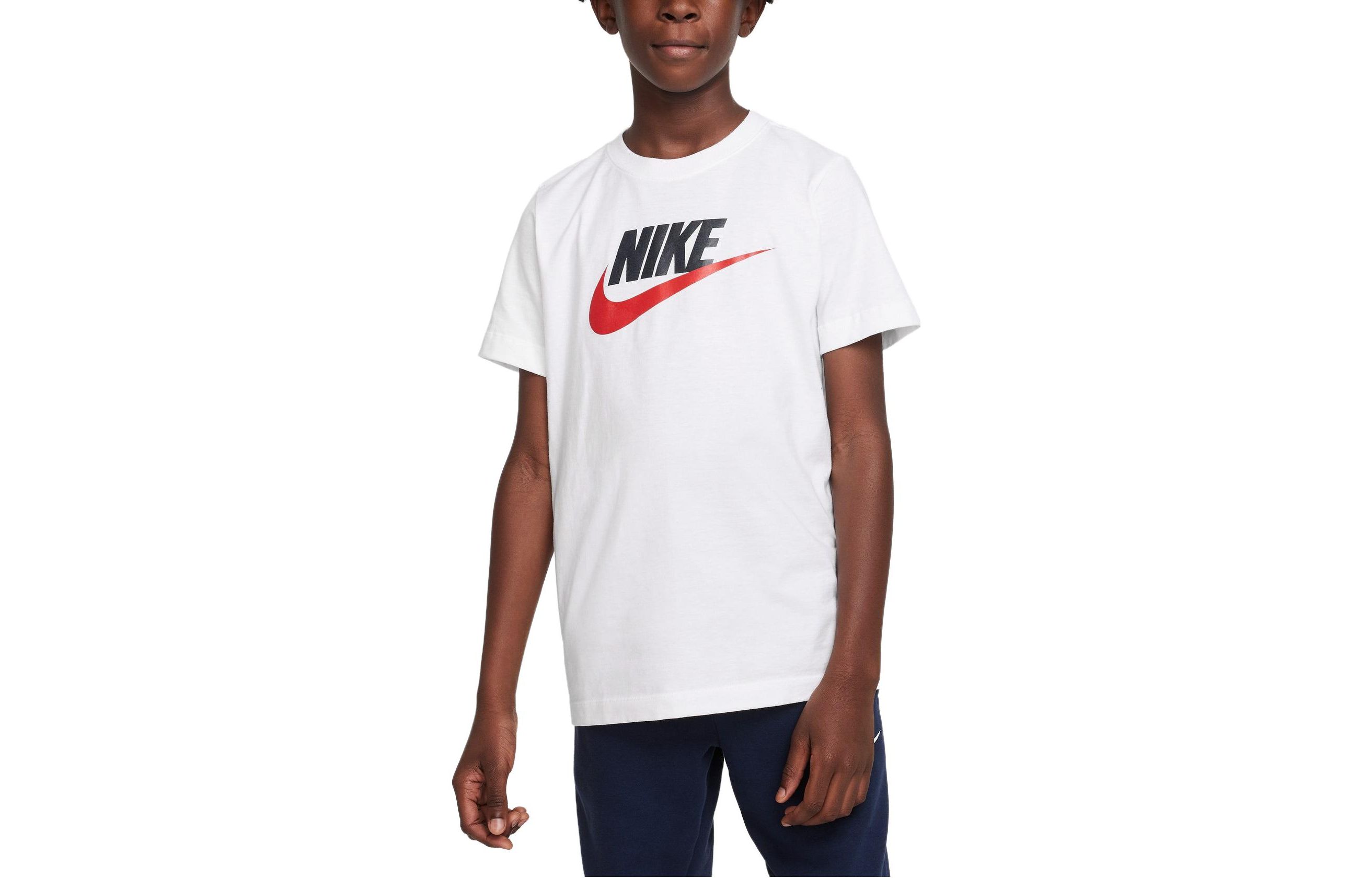 

Nike Kids T Shirts Crew Neck Moderate DV2579-101 L