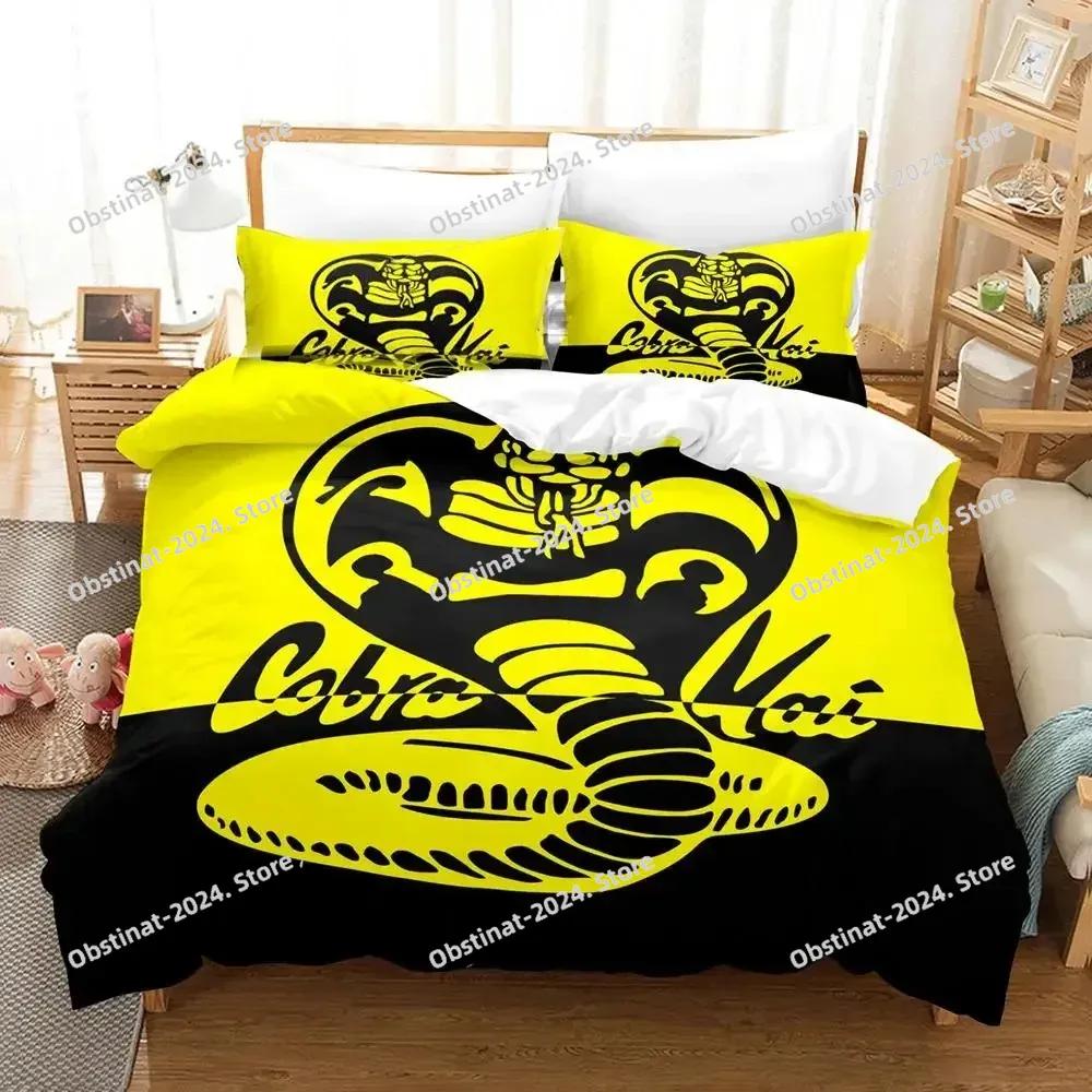 Karate Kid Bedding Set Boys Girls Twin Queen Size Duvet Cover Pillowcase Bed Kids Adult Fashion Home Textileextile