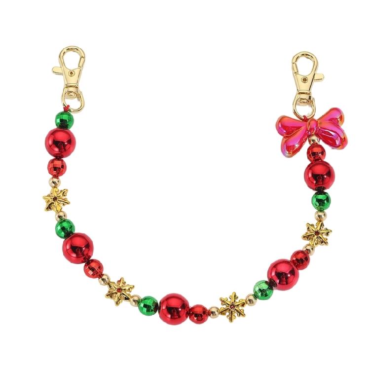 Merry Christmas Key Fob With Glitter Details Premium Resin Craftsmanship Christmas Car Decoration For Festive Styling