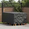 Solid Colored Furniture Cover Black 143 x 225 x 90 cm 420D