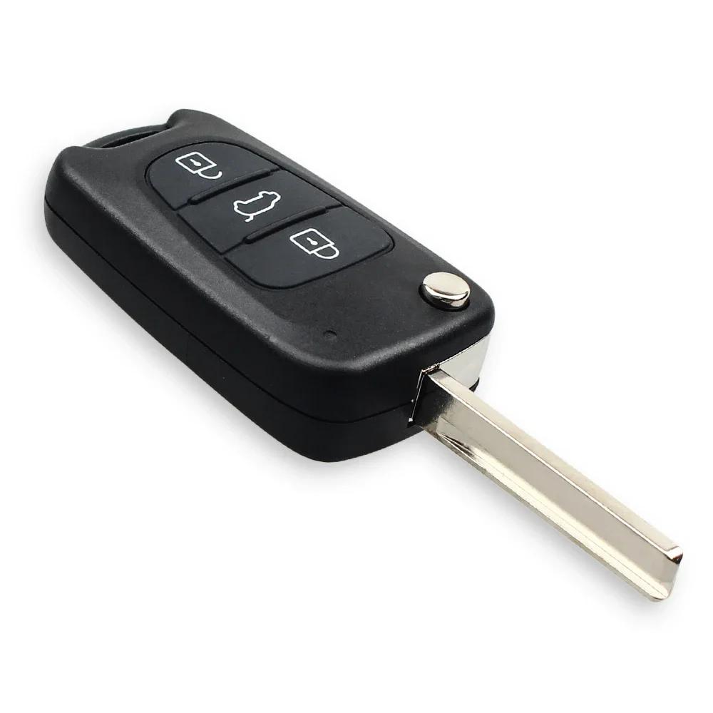 S Per Hyundai I20 I30 Ix35 I35 Accent Kia Picanto Sportage K5 Guscio Chiave Telecomando Pieghevole a 3 Pulsanti Custodia Chiave