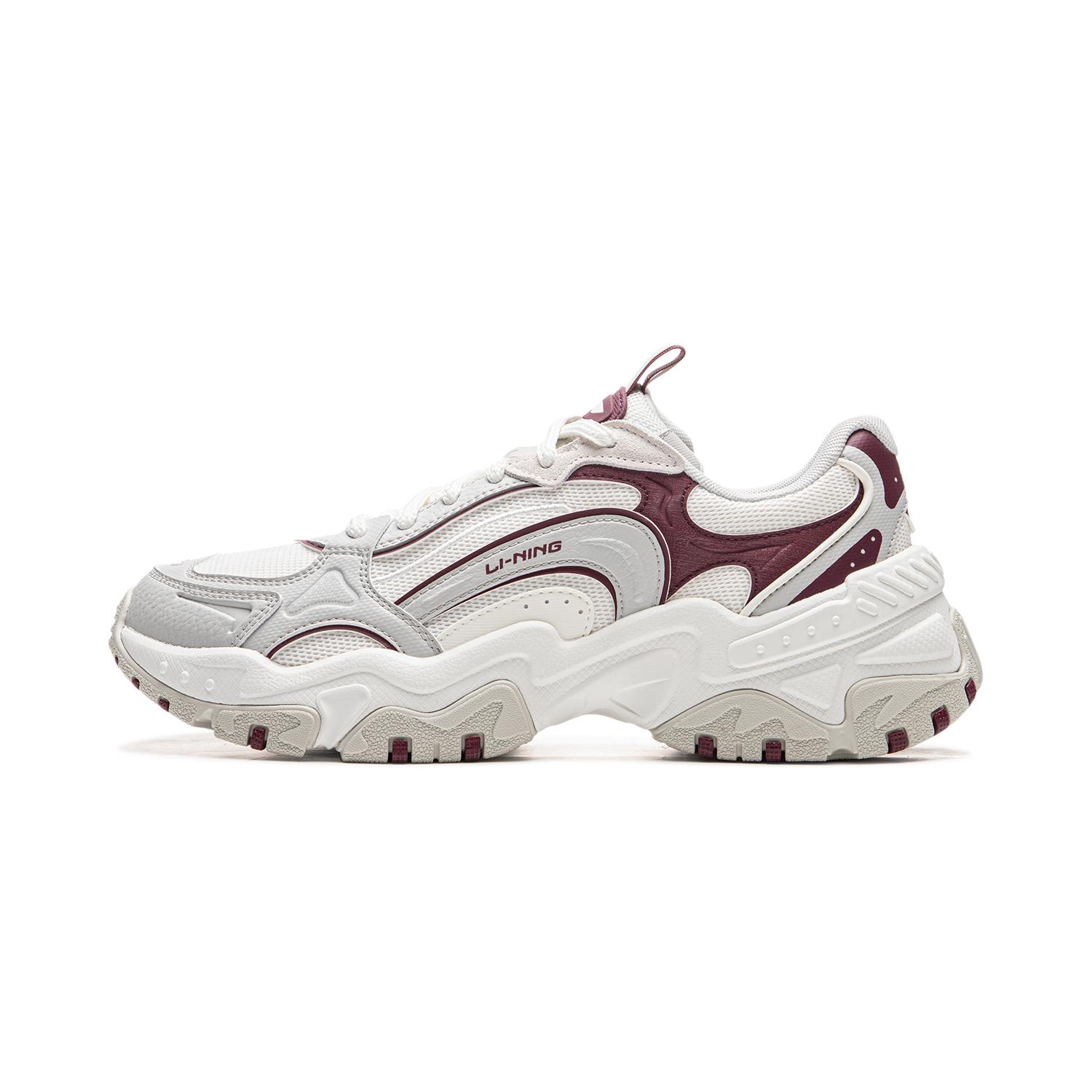 

Новые LiNing Brown Sugar V2 Амортизирующие, Износостойкие, Увеличивающие рост Низкие Повседневные Кроссовки Мужские Белые Красные AGCU303-1 39