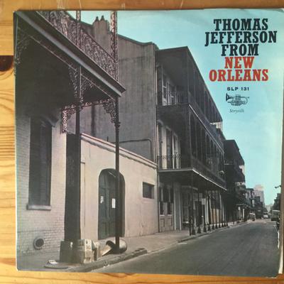 LP Schallplatte THOMAS JEFFERSON - Thomas Jefferson From New Orleans SLP131 Storyville Dänemark Jazz Gebraucht