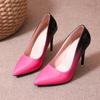 Womens Shoes New Pumps Women High Heel Shoes Female Patent Leather Sexy Pointed Toe Thin Heel Wedding Shoes Size 35-43