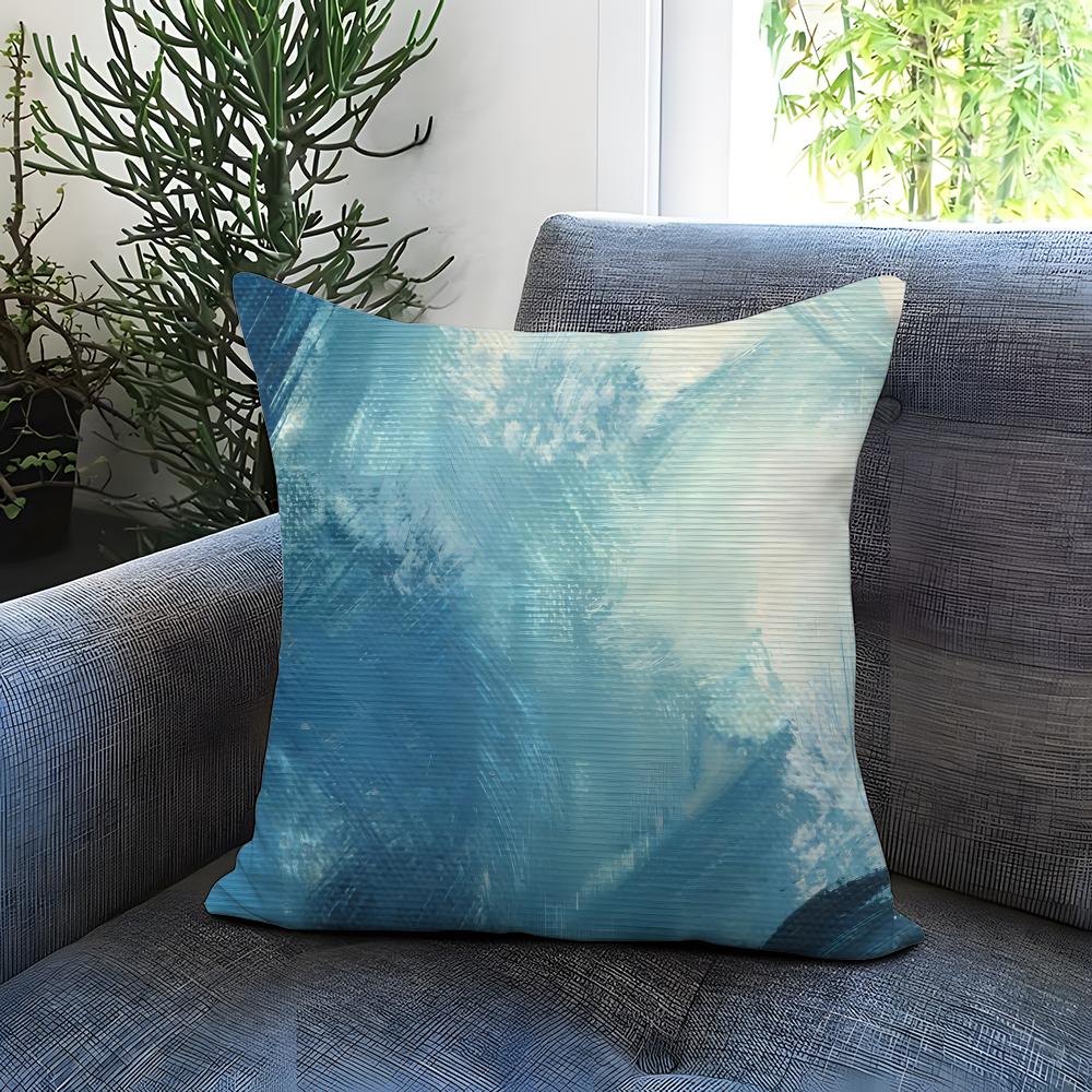 Abstract Texture Cushion Cover Comfortable Reversible Pillow Cover Ideal for Car Sofa Bedroom  Beyond