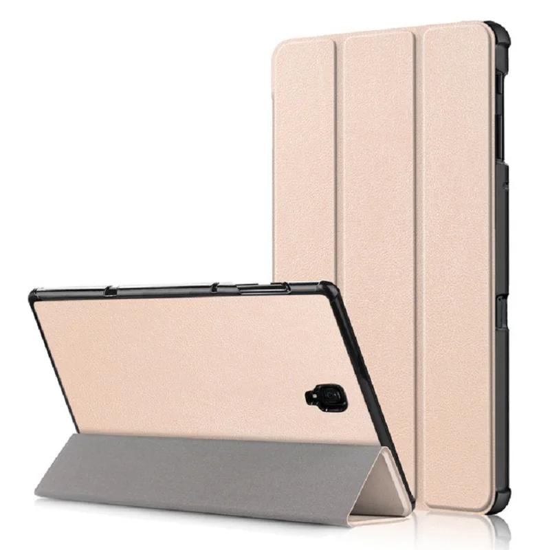 Case For Samsung Galaxy Tab A 10.5 inch T595 T590 Hard PC Back Trifold Tablet Funda For Samsung Tab A 10 5 SM-T590 SM-595 Case