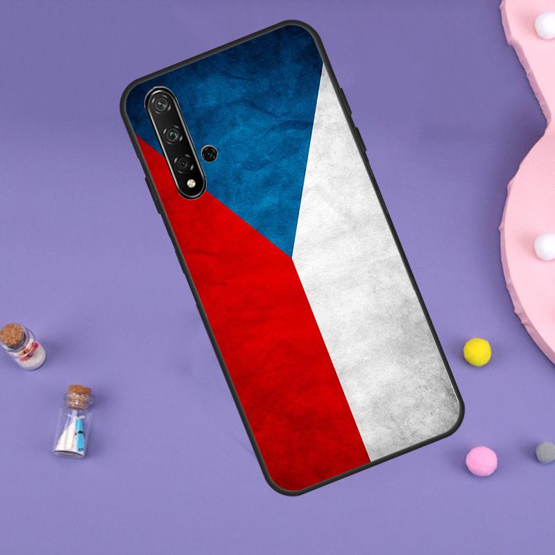 Czech Republic Czech Flag For Huawei Nova Y61 Y60 Y70 Y72 Y73 Y90 Y91 9 10 SE 7i 8i 11i 12i P30 P40 Lite P60 Pro Case
