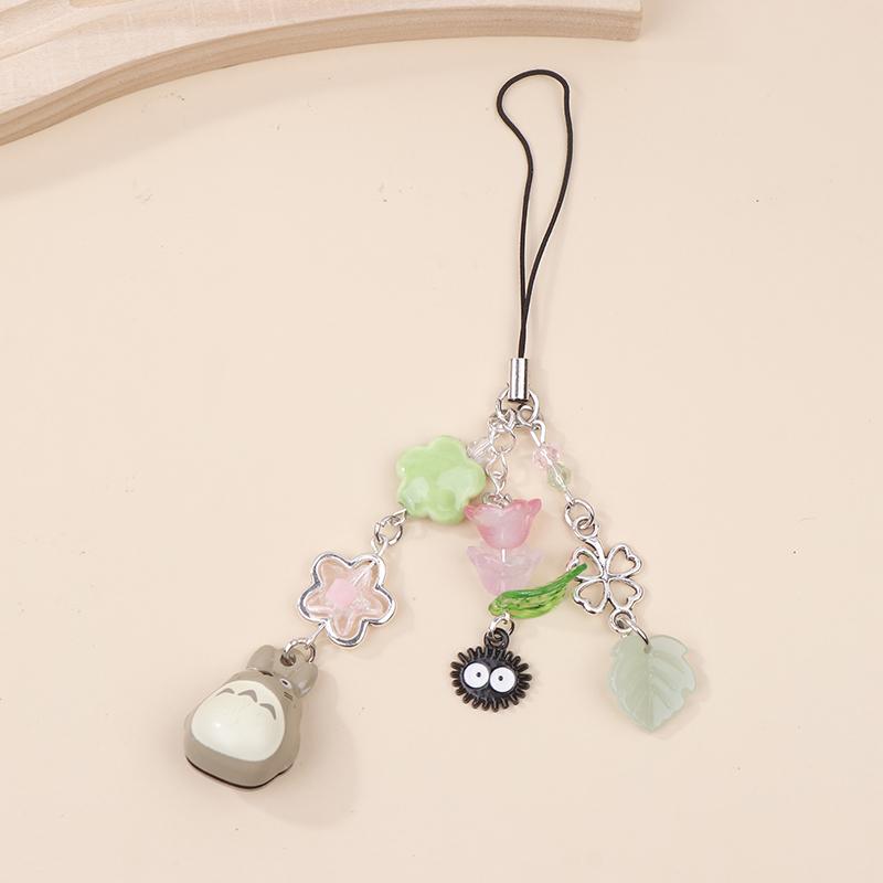Trendy Handmade Beaded Cat Lanyard Phone Pendant Bead Bag Charm Cell Phone Chain Keychain Girl Gifts