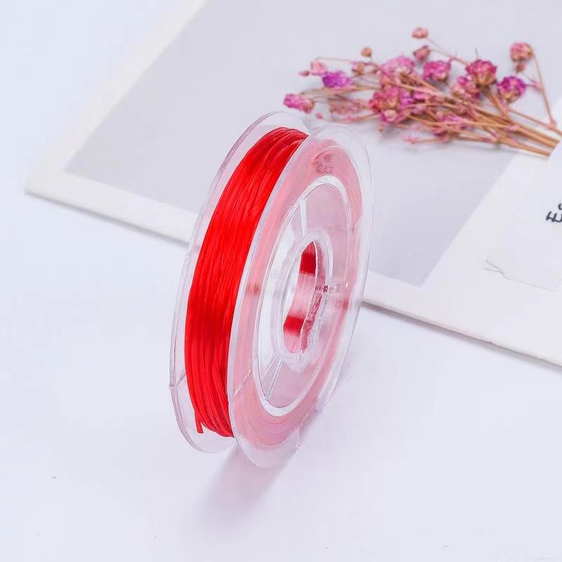 Upgraded High-Elastic Flat Cord: 50 Meters of High-Density, High-Resilience Craft and Beading Line for Bracelets - Classic Style