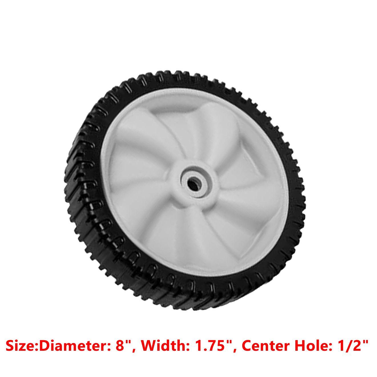 

1Pcs Lawn Mower Wheel 8 Inch Replacement Part Number 6340190A For Craftsman and For YardMan Models for Stable Mowing