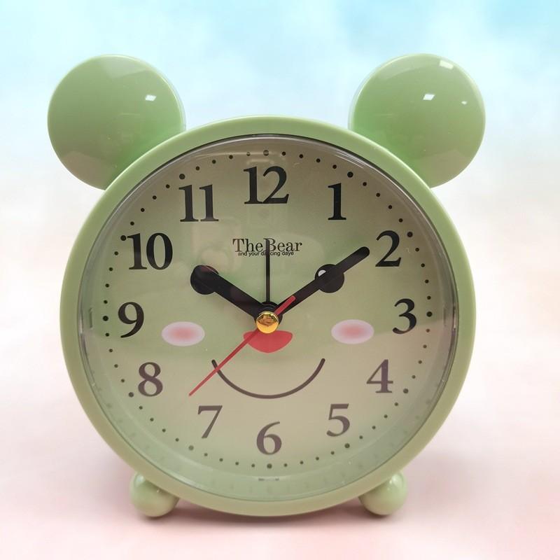 Kids Cartoon Bedside Alarm Clock With Analog And Digital Display For Childrens Room Decor