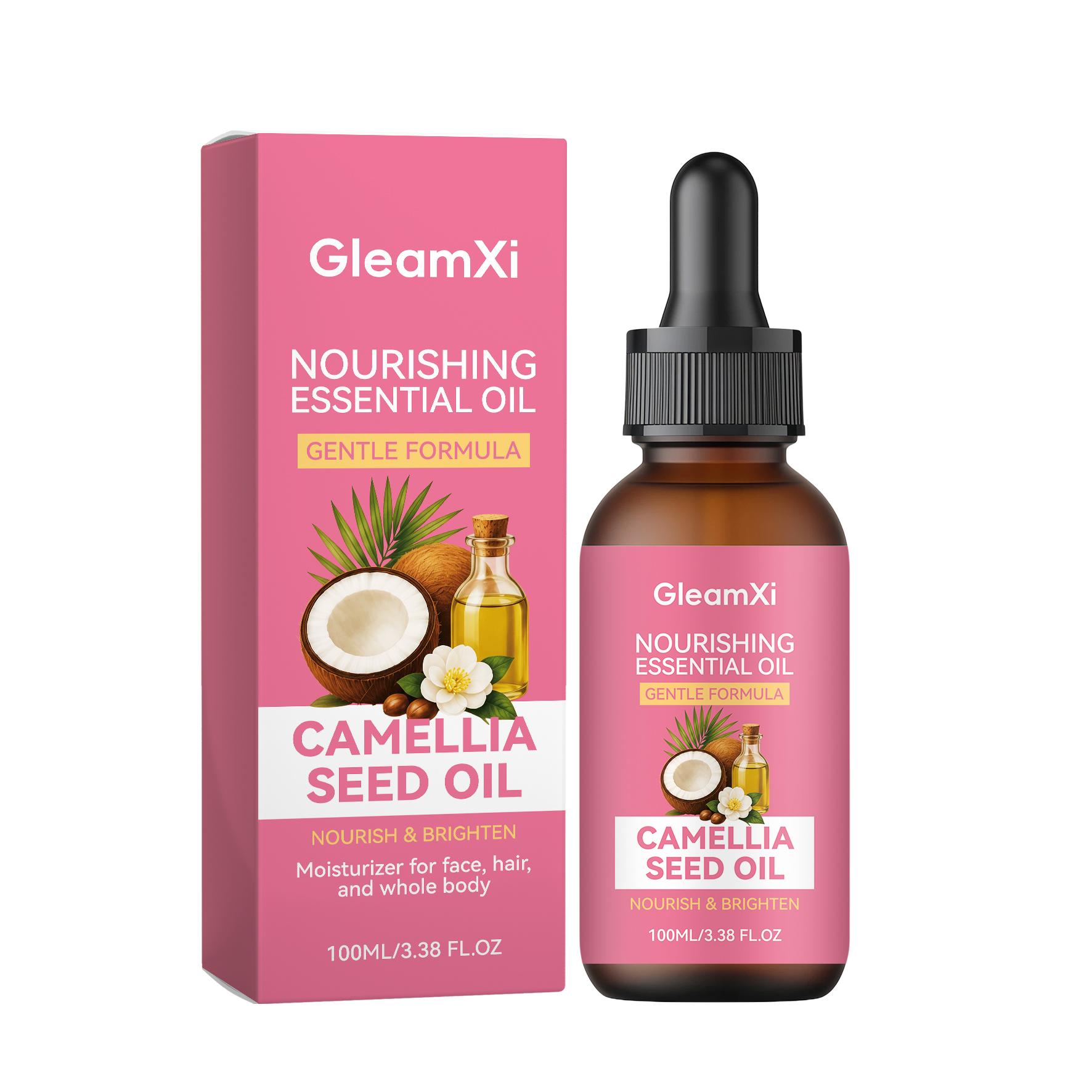 GleamXi Camellia Moisturizing Essential Oil Lightweight, hydrating, moisturizing, refreshing, non-sticky, for daily skin care 100ml