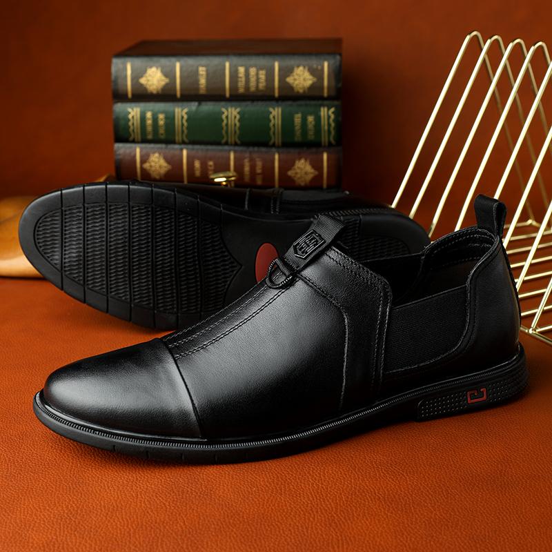 Neueste Herren Slipper Herrenschuhe Echtes Leder Mode Sneaker Mann Walking Freizeit Schuhe Büro Stiefeletten Business Formelle Schuhe