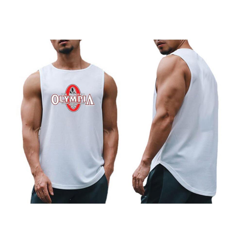 Mens Bodybuilding Gym Tank Tops Summer Fitness Clothing Mesh Quick Dry Loose Fit Sleeveless T Shirts