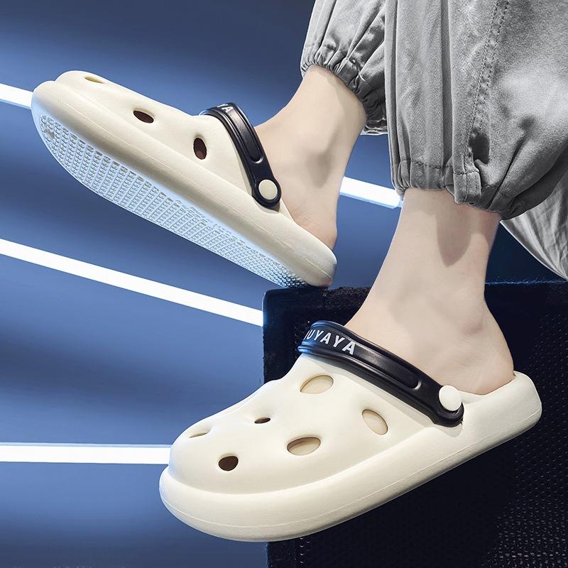 Letní outdoorové oblečení s pocitem šlapání na feces, protiskluzové, proti zápachu a návěs. Venkovní sportovní plážové sandály s velkou špičkou